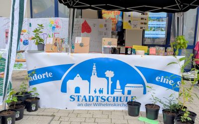 Schulprojekte begeistern auf dem „Markt der Möglichkeiten“ in Bad Nauheim.