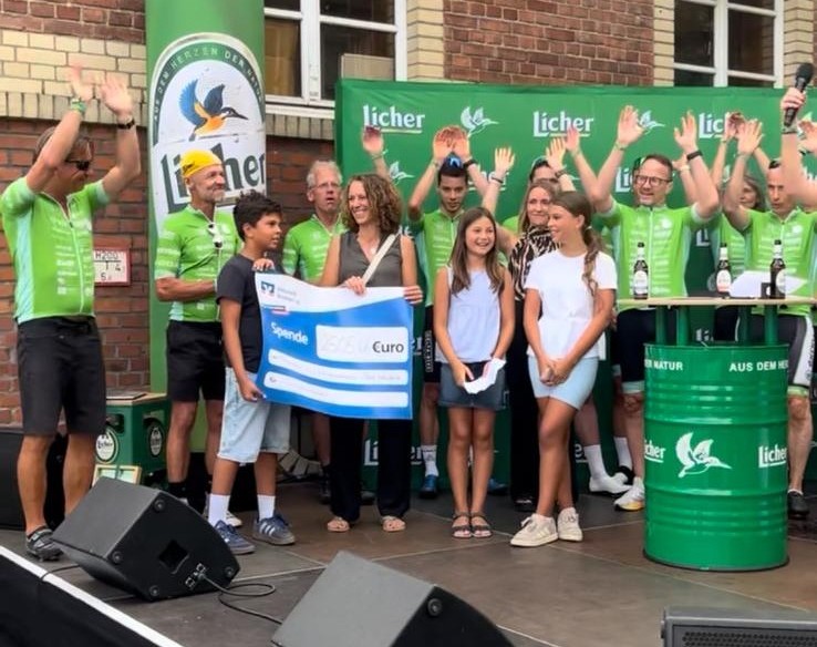 Kinder zeigen großes Herz bei der „Tour der Hoffnung“